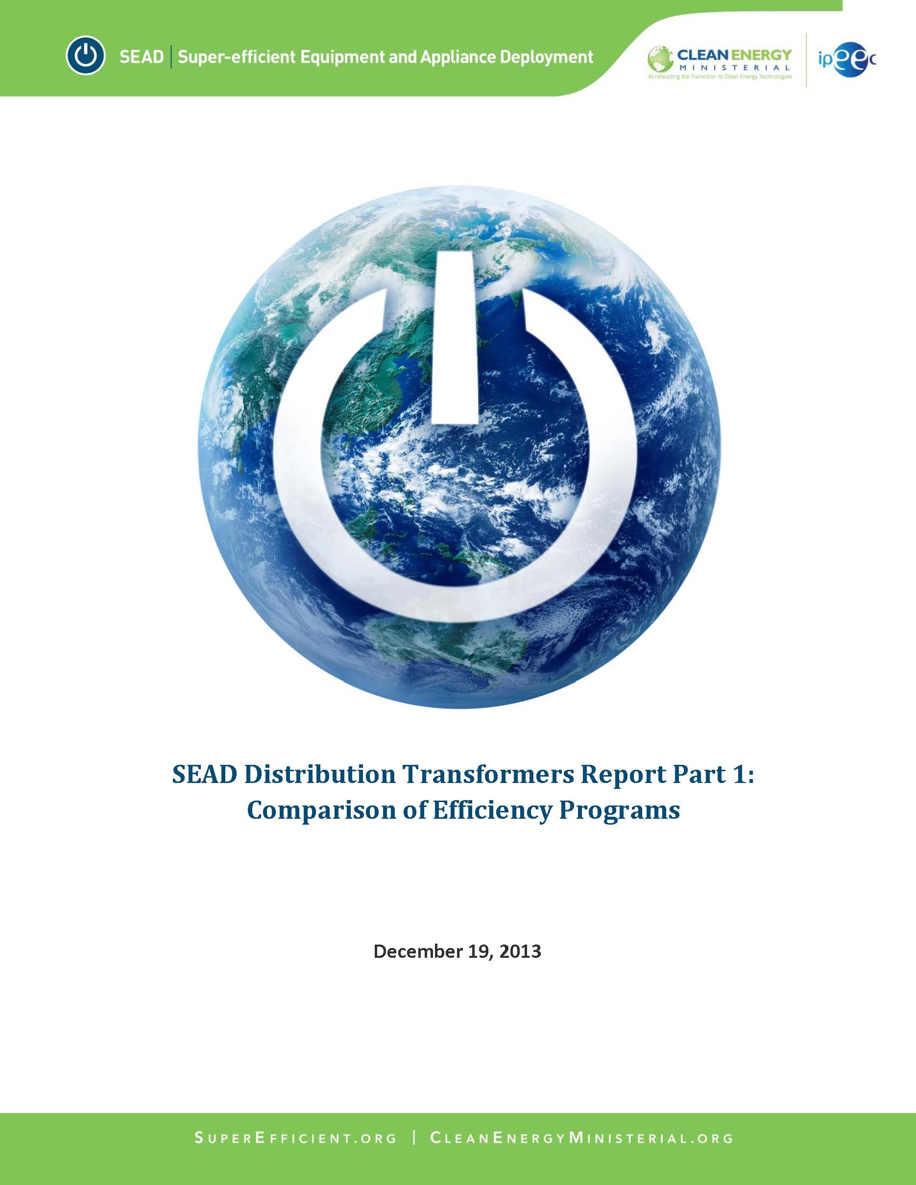 SEAD Distribution Transformer report cover